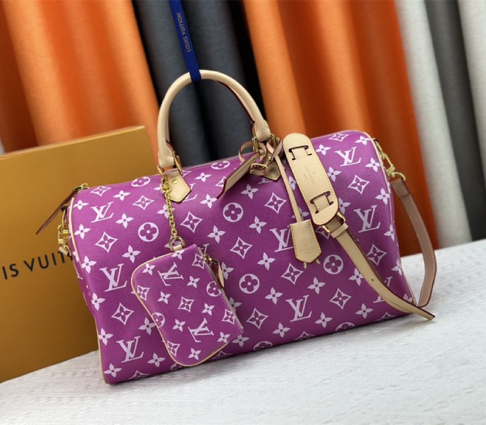 Louis Vuitton Speedy P9 Bandouliere 40 Bag In Pink Purple - Louis Vuitton