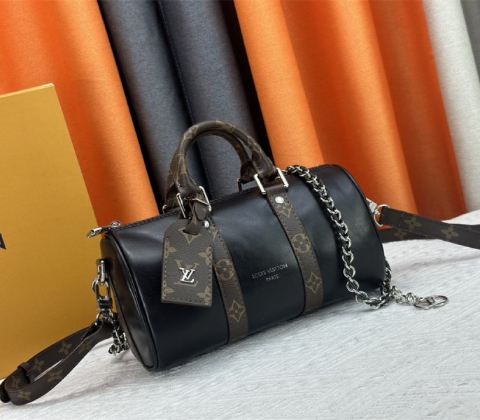 Louis Vuitton Vibe Keepall Bandouliere 25 In Black And Monogram Canvas - Louis Vuitton
