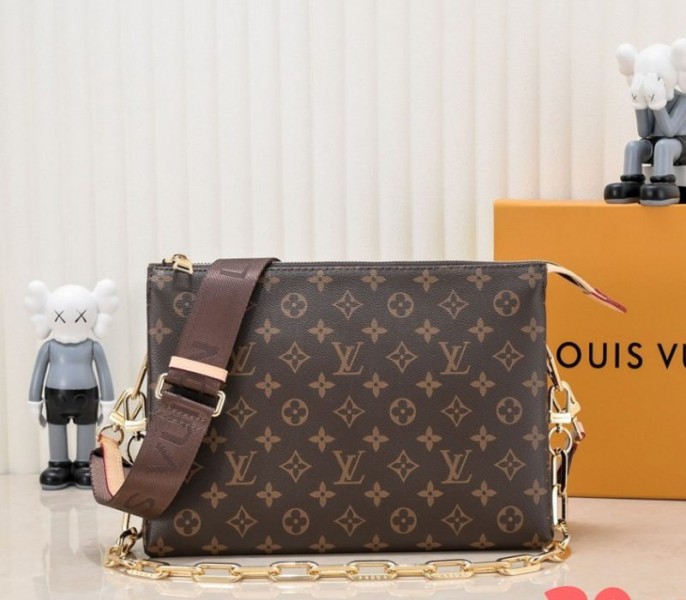 Louis Vuitton Monogram Canvas Coussin MM Bag With Jacquard Strap - Louis Vuitton