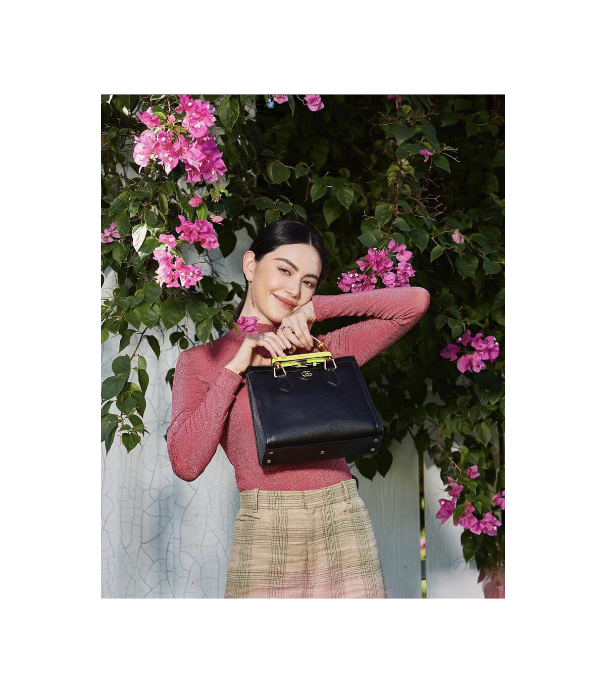 Gucci Diana Small Tote Bag Black