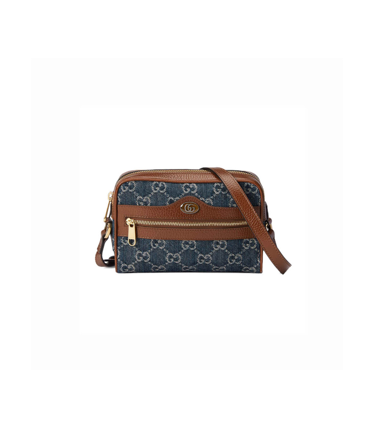 Gucci Denim Ophidia GG Mini Bag