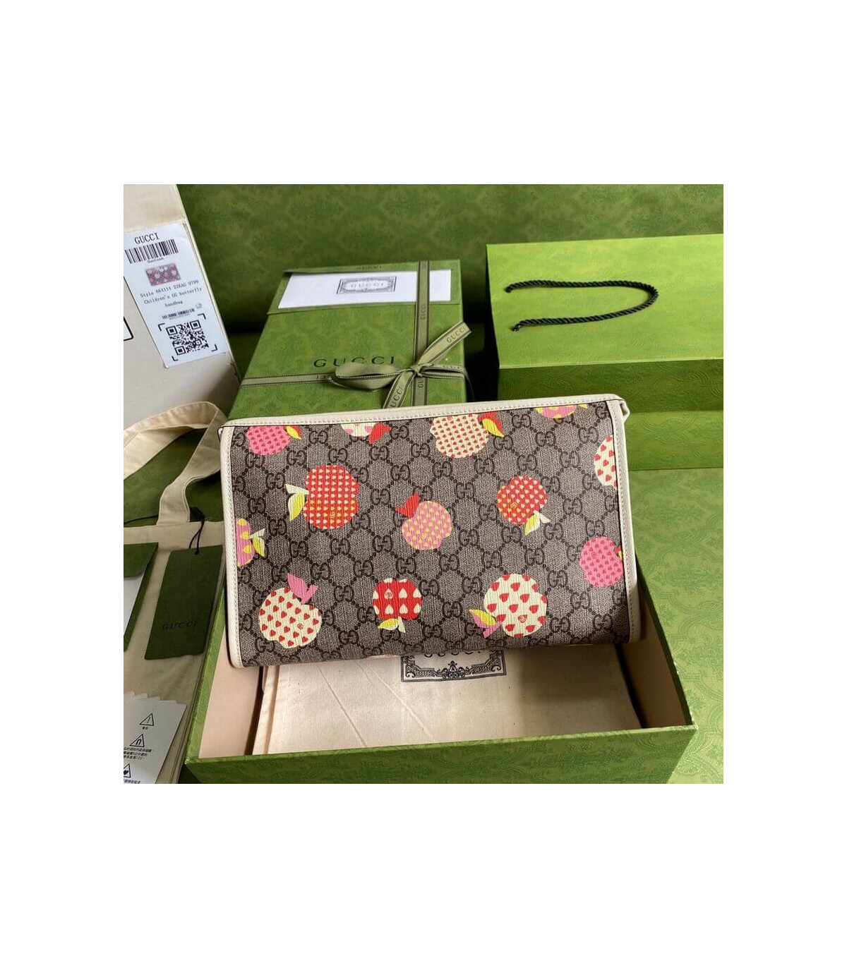 Gucci Les Pommes Ophidia Pouch
