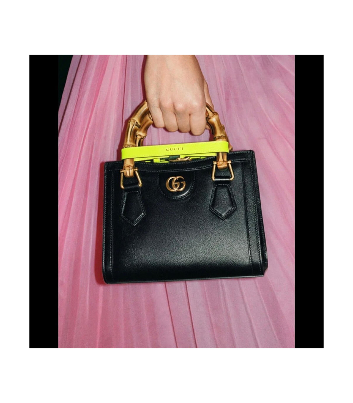 Gucci Diana Mini Tote Bag Black
