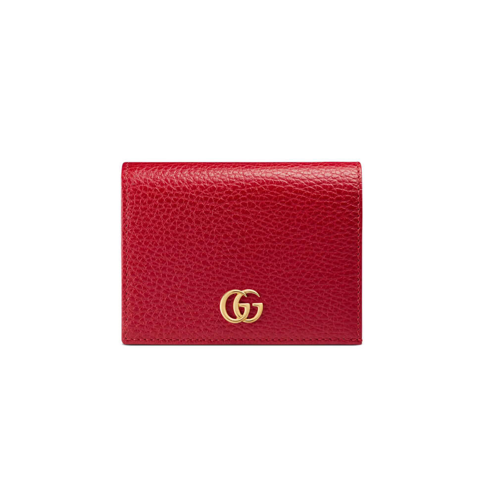 Gucci Leather Card Case Wallet