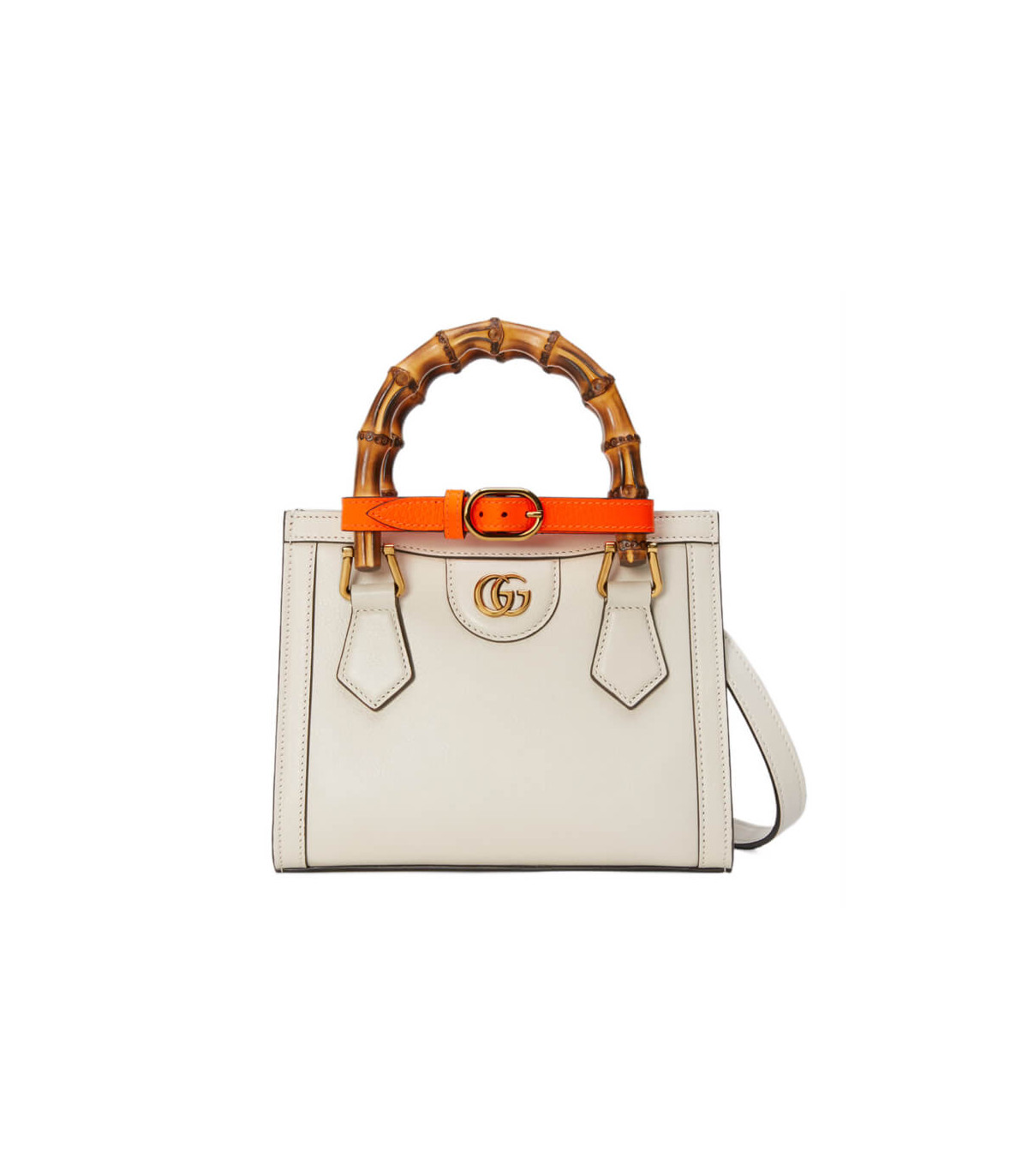 Gucci Diana Mini Tote Bag White