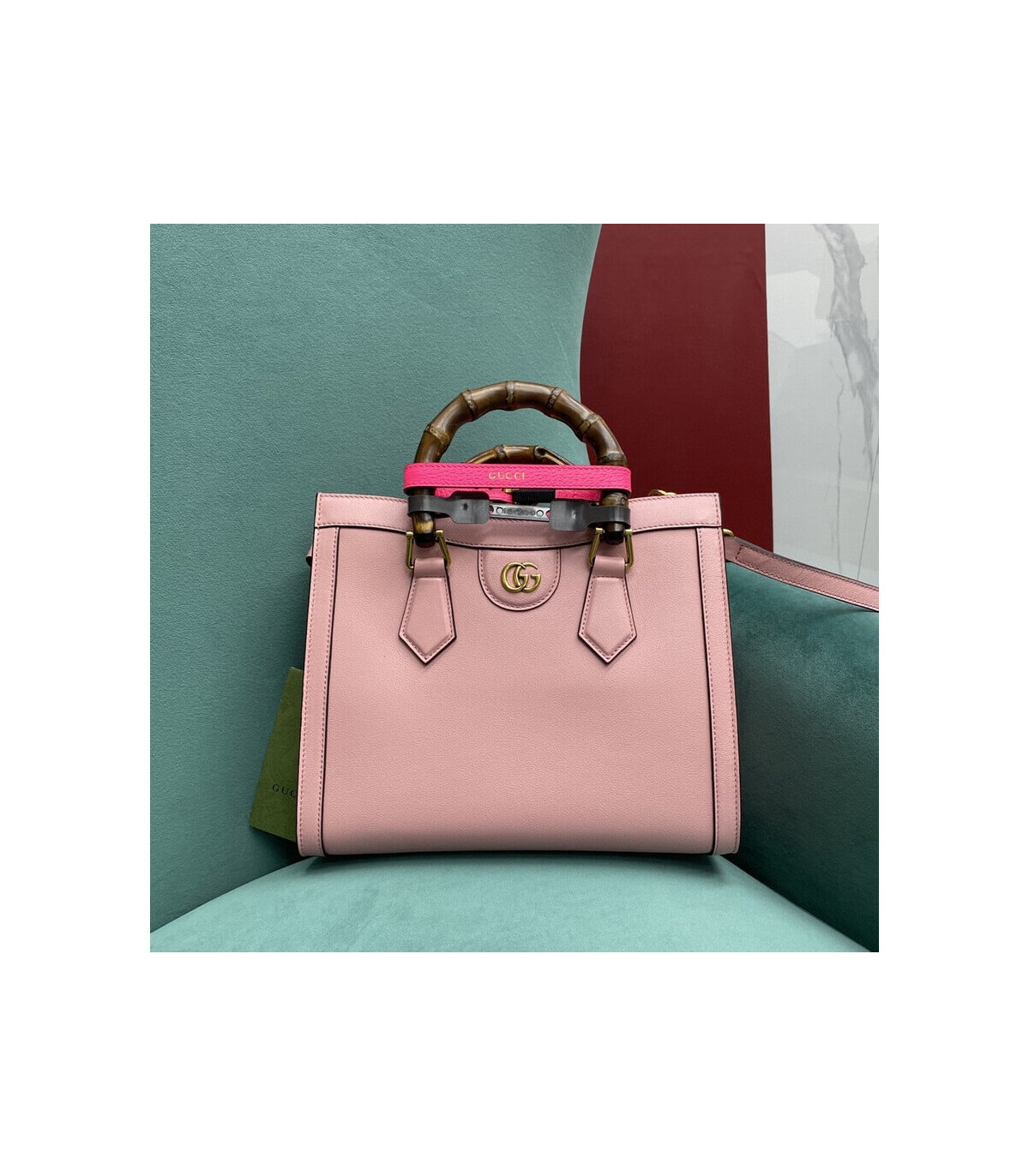 Gucci Diana Small Tote Bag Pink
