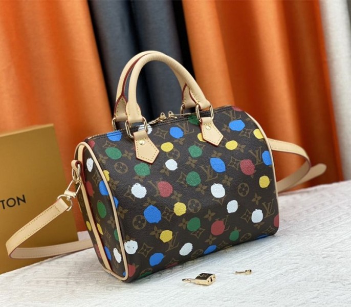 Louis Vuitton X YK Monogram Canvas Speedy Bandouliere 25 Handbag - Louis Vuitton