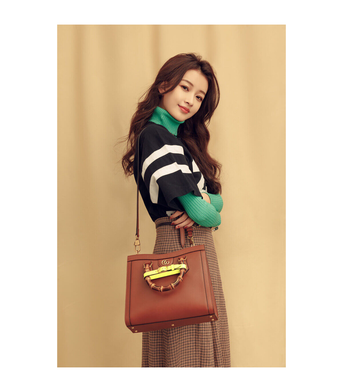 Gucci Diana Small Tote Bag Brown
