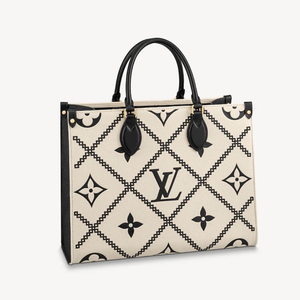 Louis Vuitton Onthego MM Cream