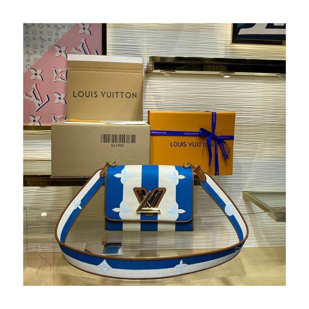 Louis Vuitton Twist MM Blue
