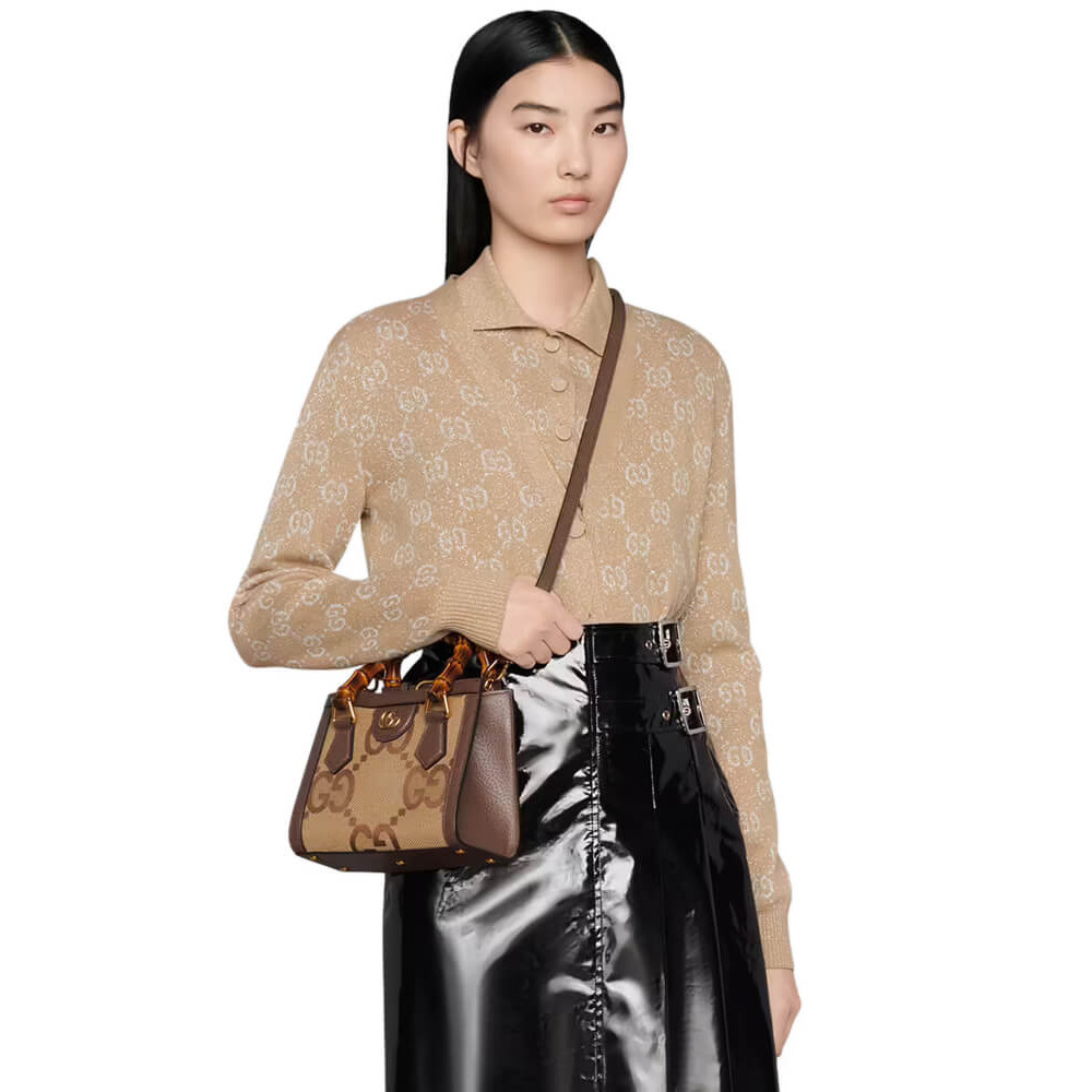 Gucci Diana Jumbo GG Mini Tote Bag
