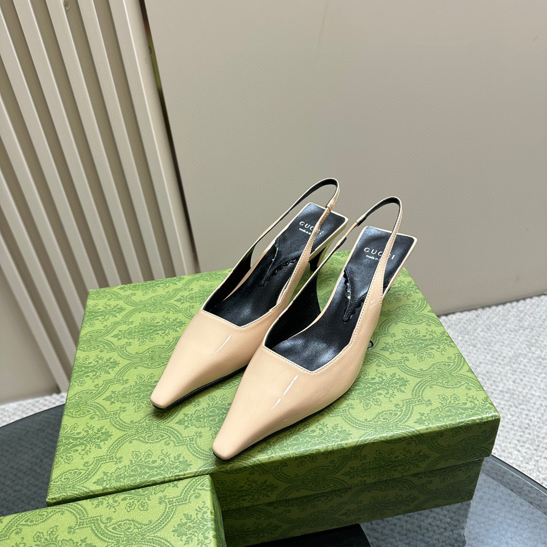 Gucci Square Toe Strappy Sandals Slide Sandal (Replica)