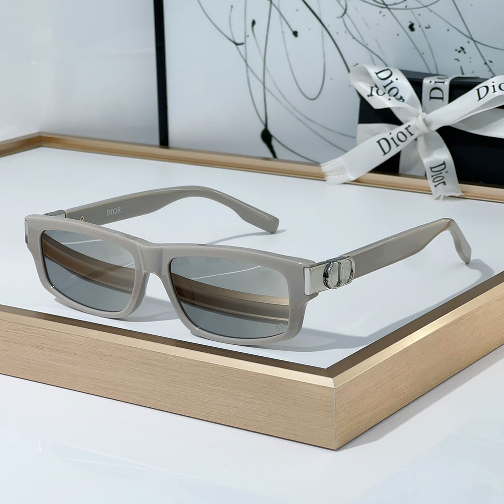 Dior Mirror leg CD Logo Acetate Fibre sunglasses Top quality (Replica）