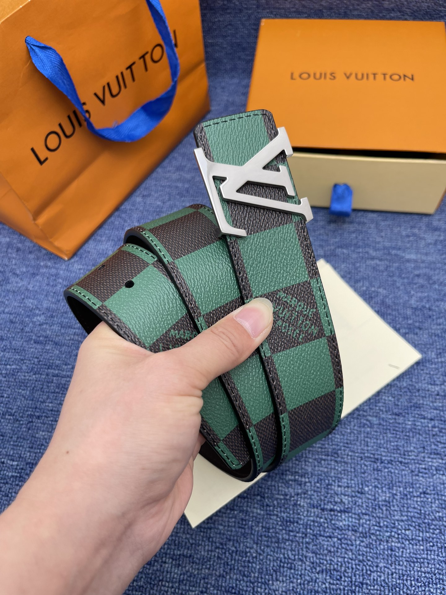 Louis Vuitton LV Leather Belts 1:1 Mirror Version