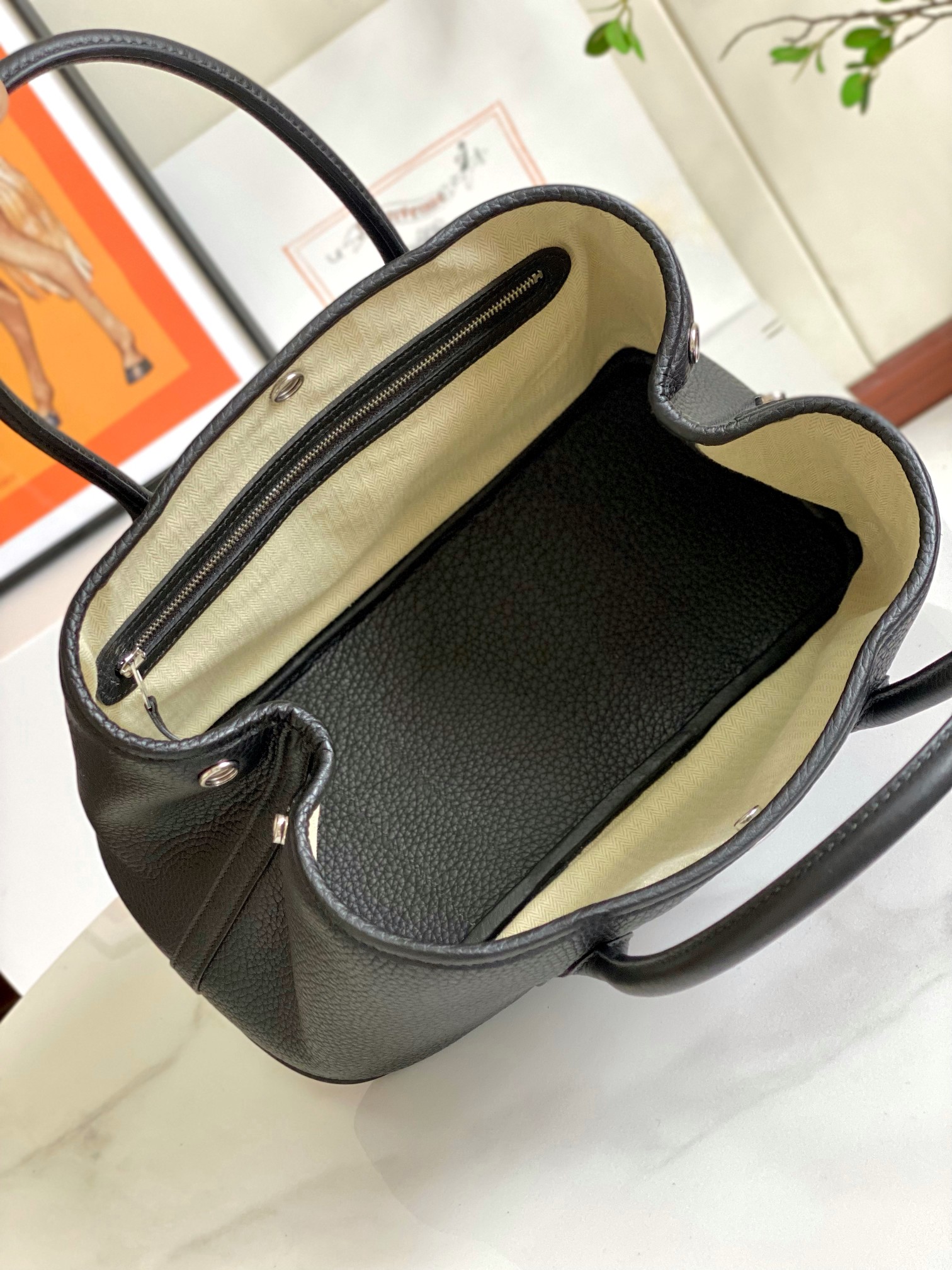 Hermes 10A Handbag Shoulder Bag Top Mirror Quality Version Garden30