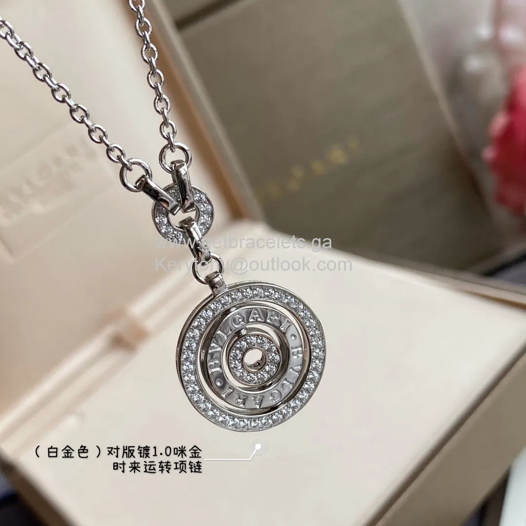 Transshipment Necklace Yellow Gold/Rose Gold/White Gold With Diamonds Replica