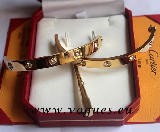 New Arrival Cartier Love Bracelet Yellow Gold 10 Diamonds B6036217