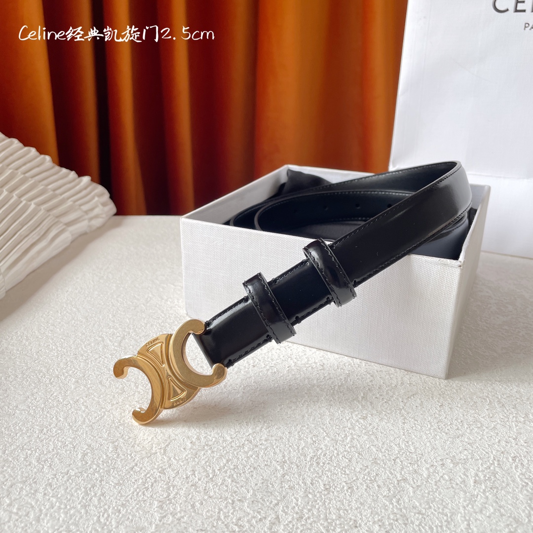 Celine Leather Belts 1:1 Mirror Version