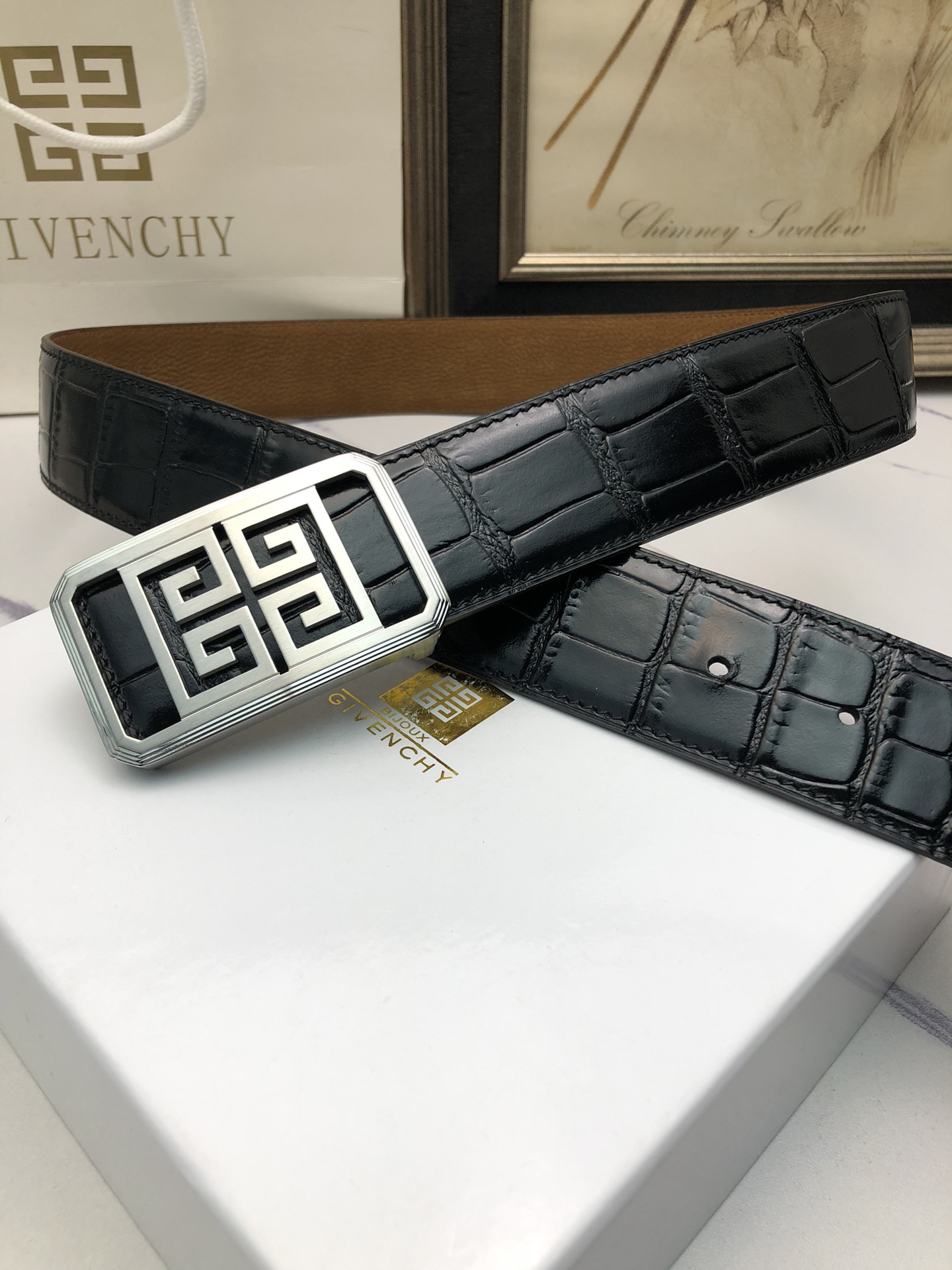 Givenchy Leather Belts 1:1 Mirror Version