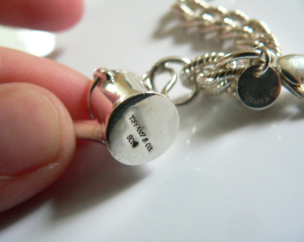 Tiffany & Co Silver Watering Can Bracelet Bangle Gift Nature Garden Plants Lover