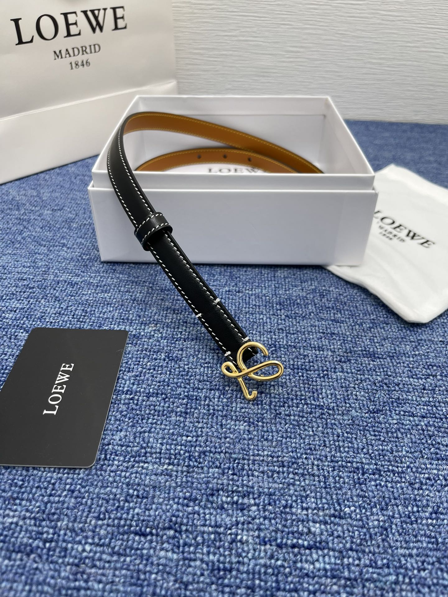 Loewe Leather Belts 1:1 Mirror Version