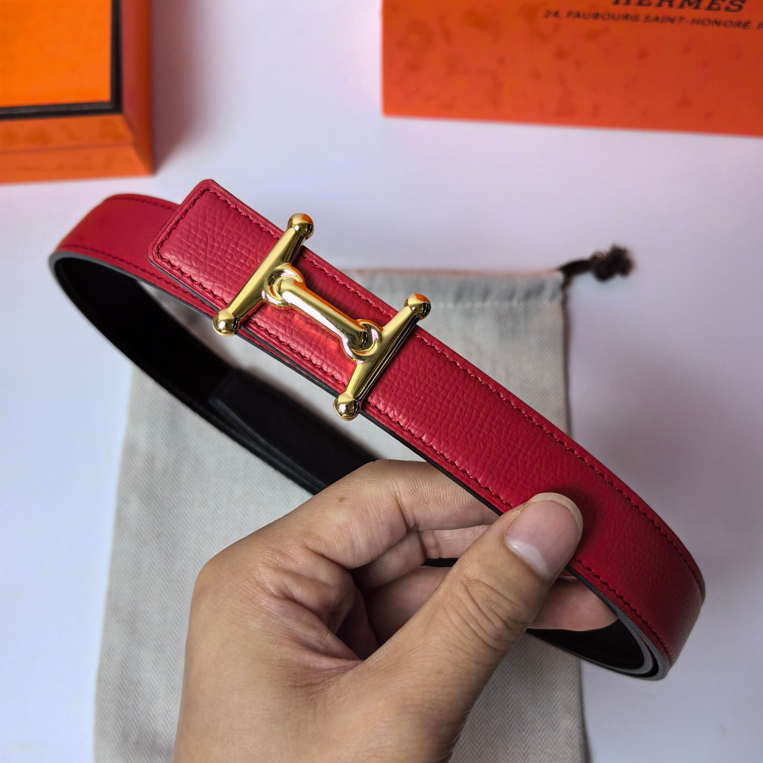 Hermes Leather Belts 1:1 Mirror Version
