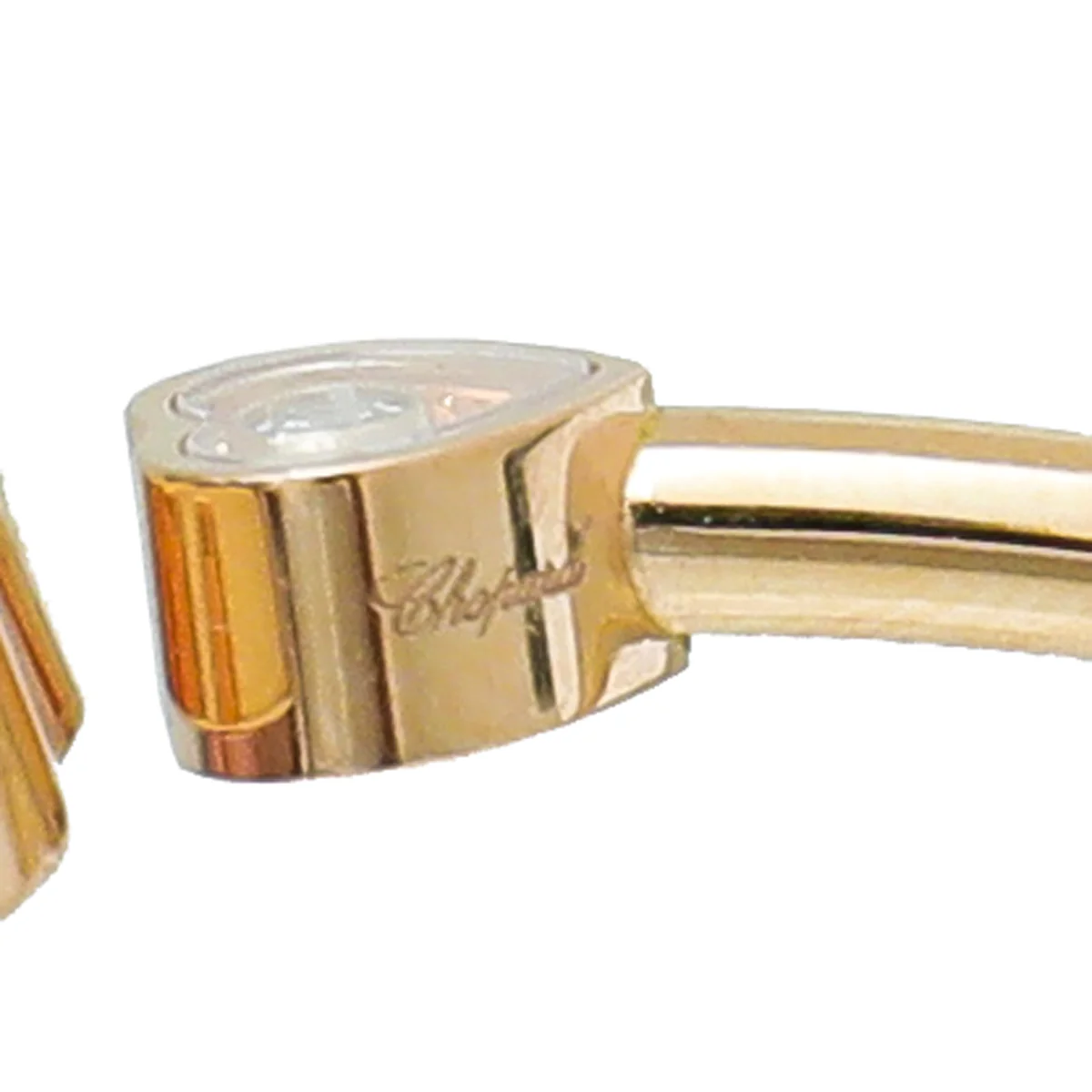 Chopard 18K Rose Gold Diamond Happy Tahitian Pearl Medium Bracelet