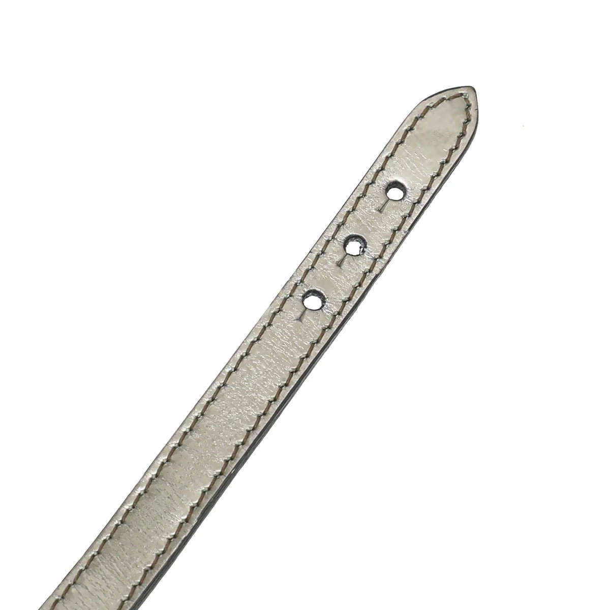 Bvlgari Metallic Grey Serpenti Forever Double Wrap Bracelet