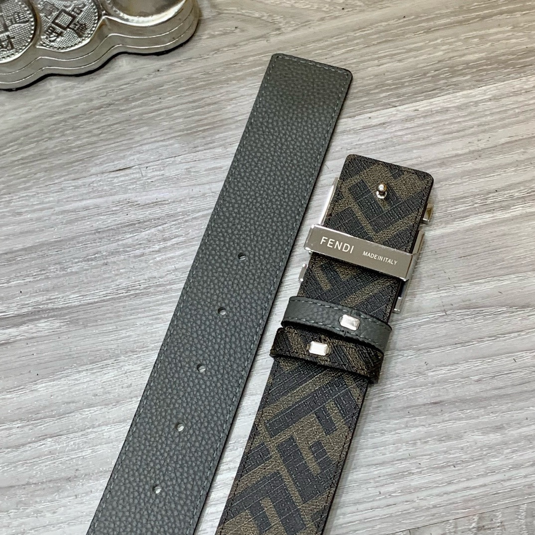 Fendi Leather Belts 1:1 Mirror Version