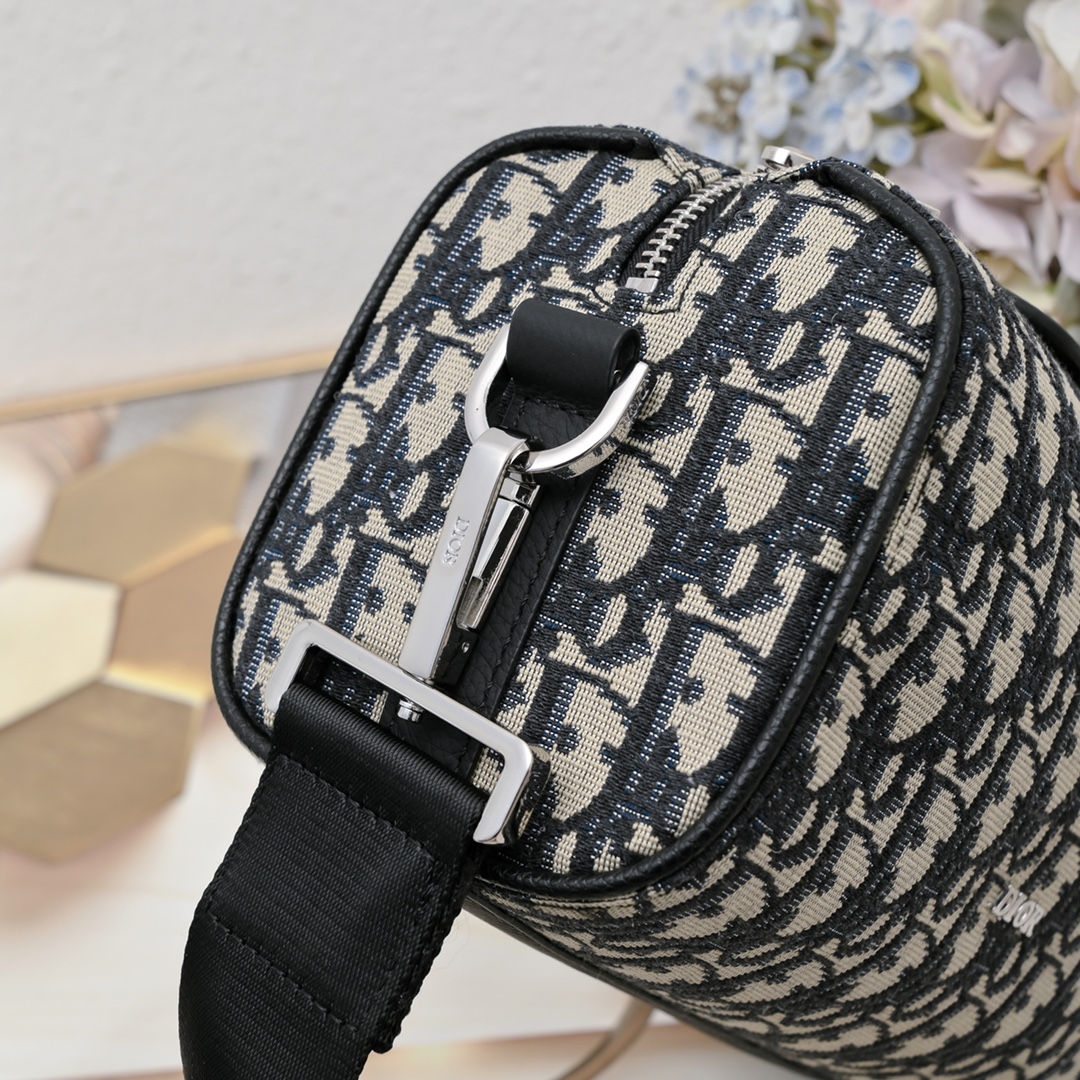 Dior Lingot Messenger Bag CD Diamond Shoulder Bag Handbag