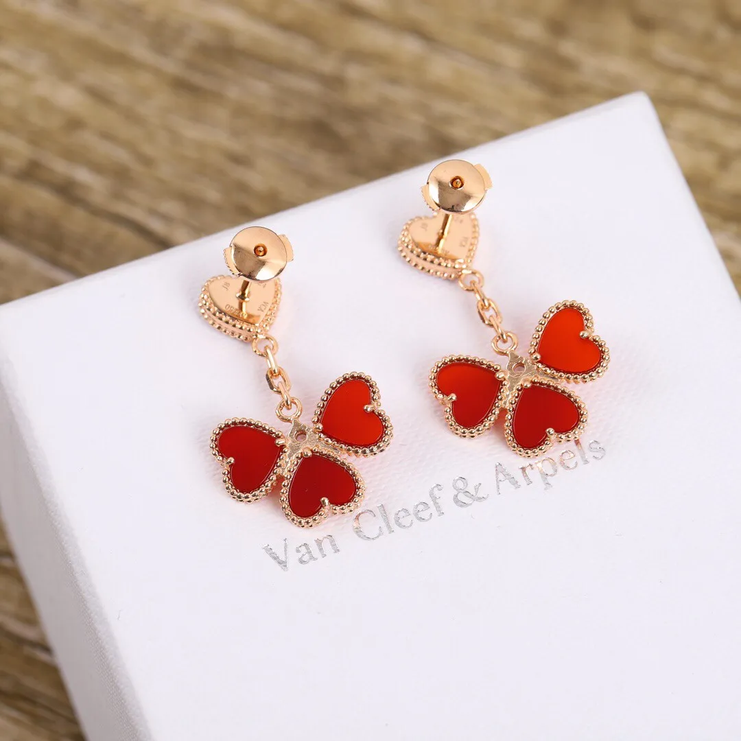 Van Cleef & Arpels Sweet Alhambra Effeuillage Earrings