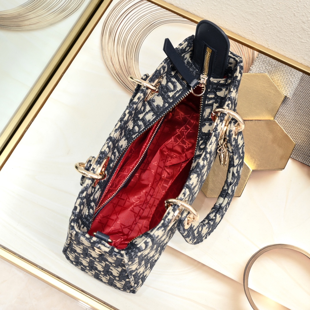 Dior Lady D-sire My Abcdior Horizontal Tote Bag Small Shoulder Bag Handbag