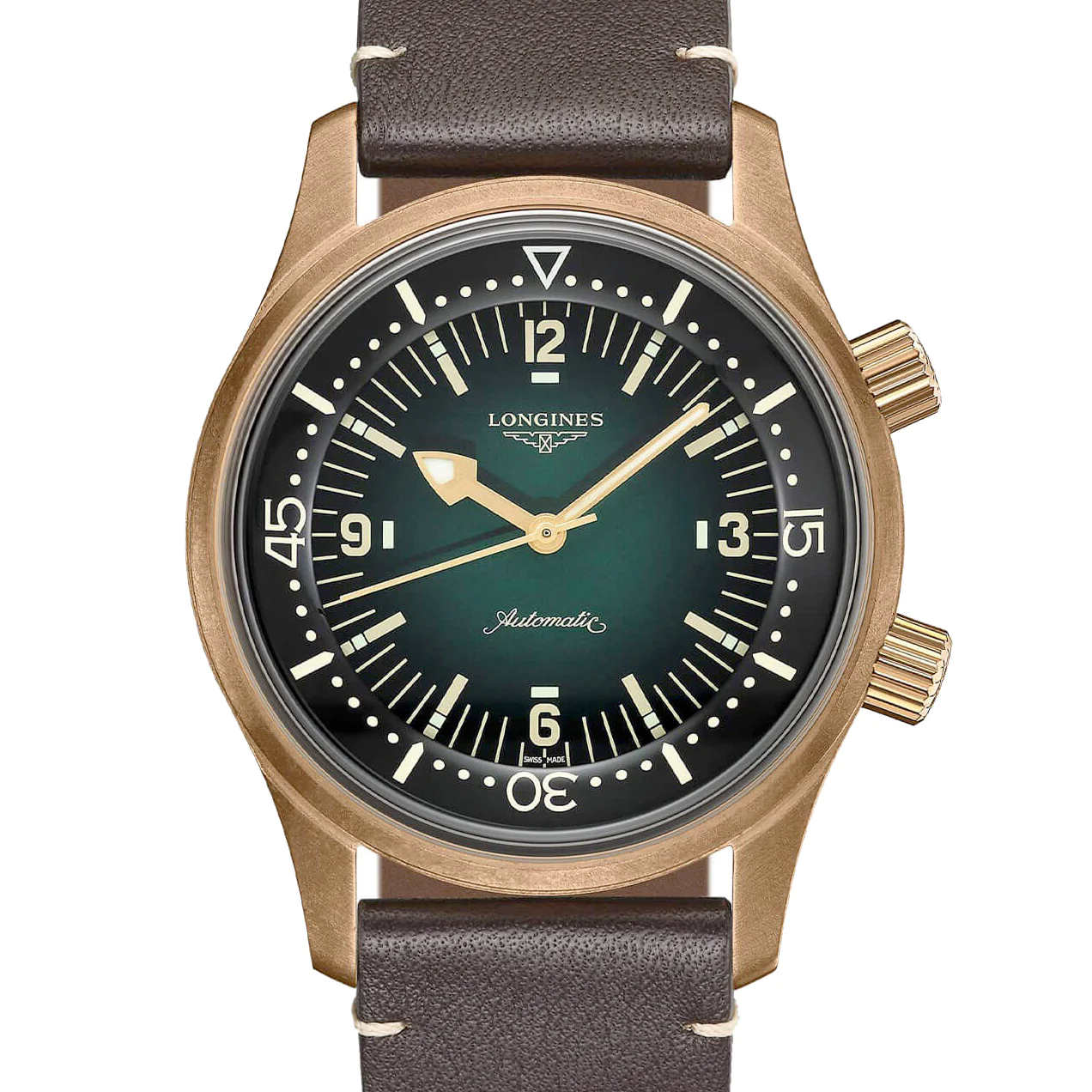 Legend Diver 42MM Automatic Green Bronze Case Nato Watch L37741502