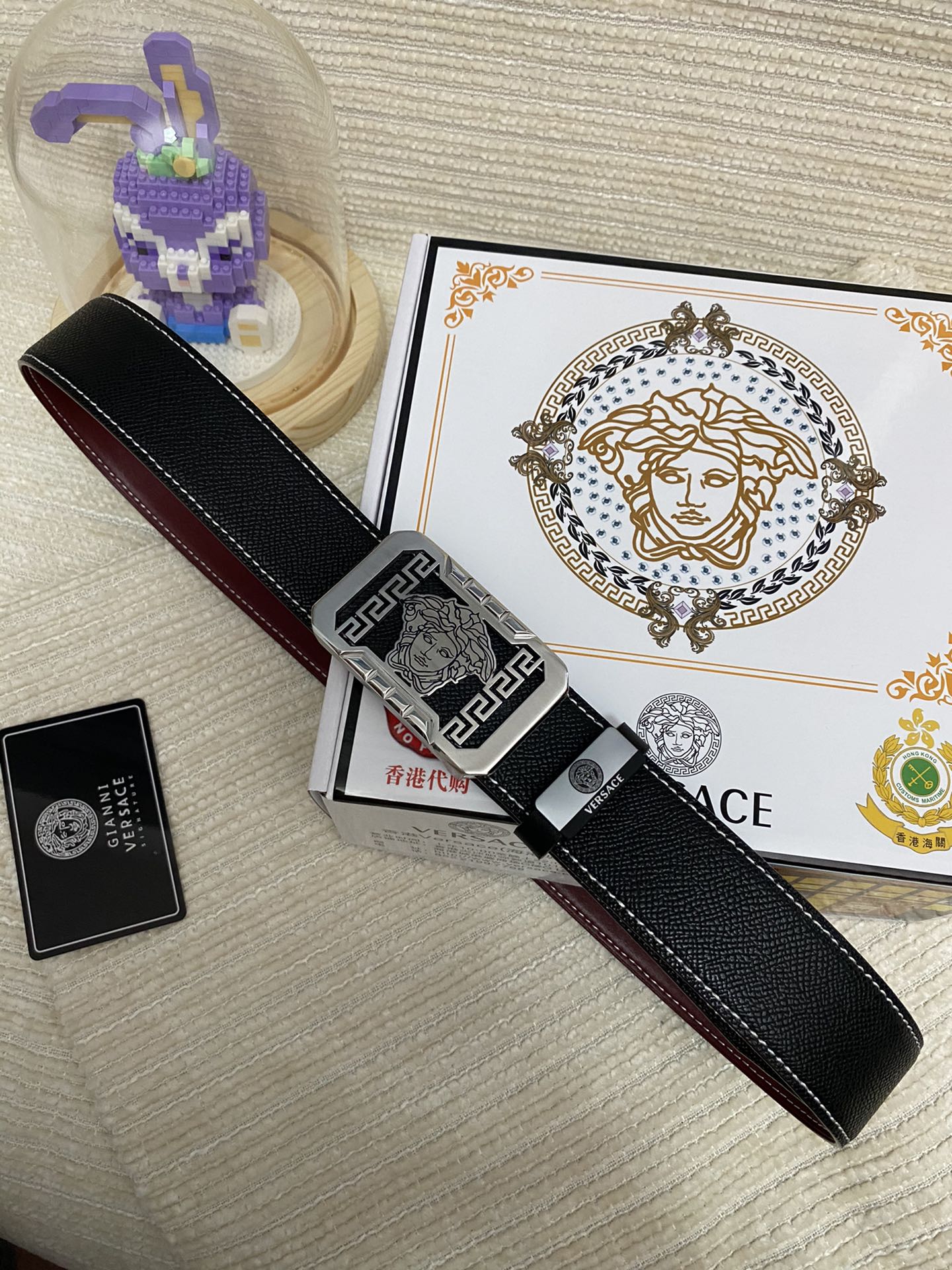 Versace Leather Belts 1:1 Mirror Version