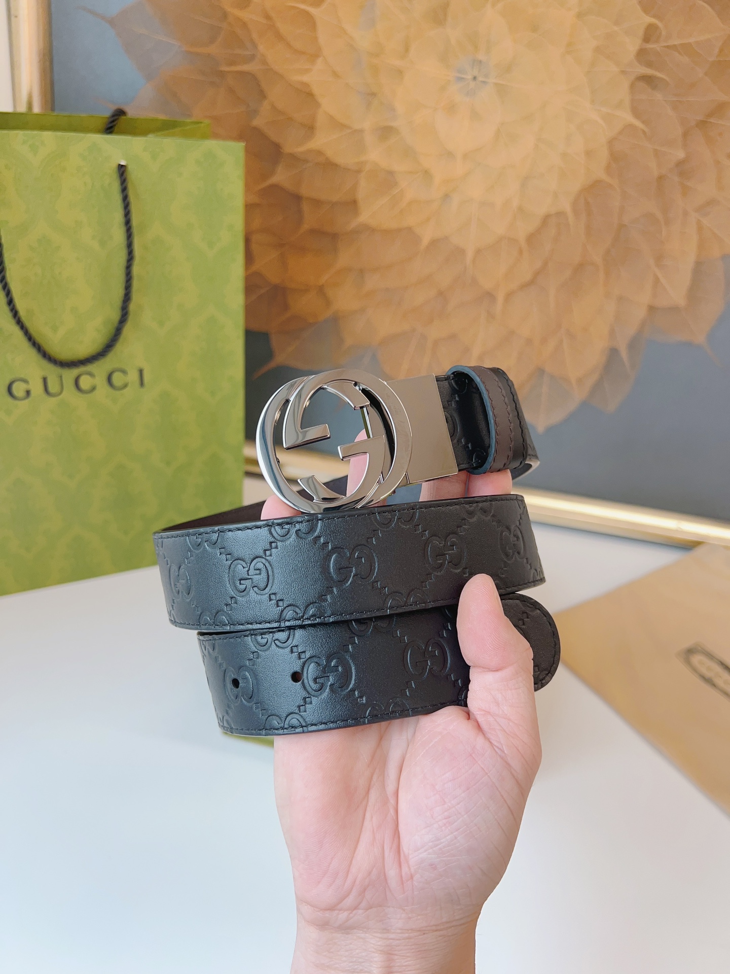 Gucci Leather Belts 1:1 Mirror Version