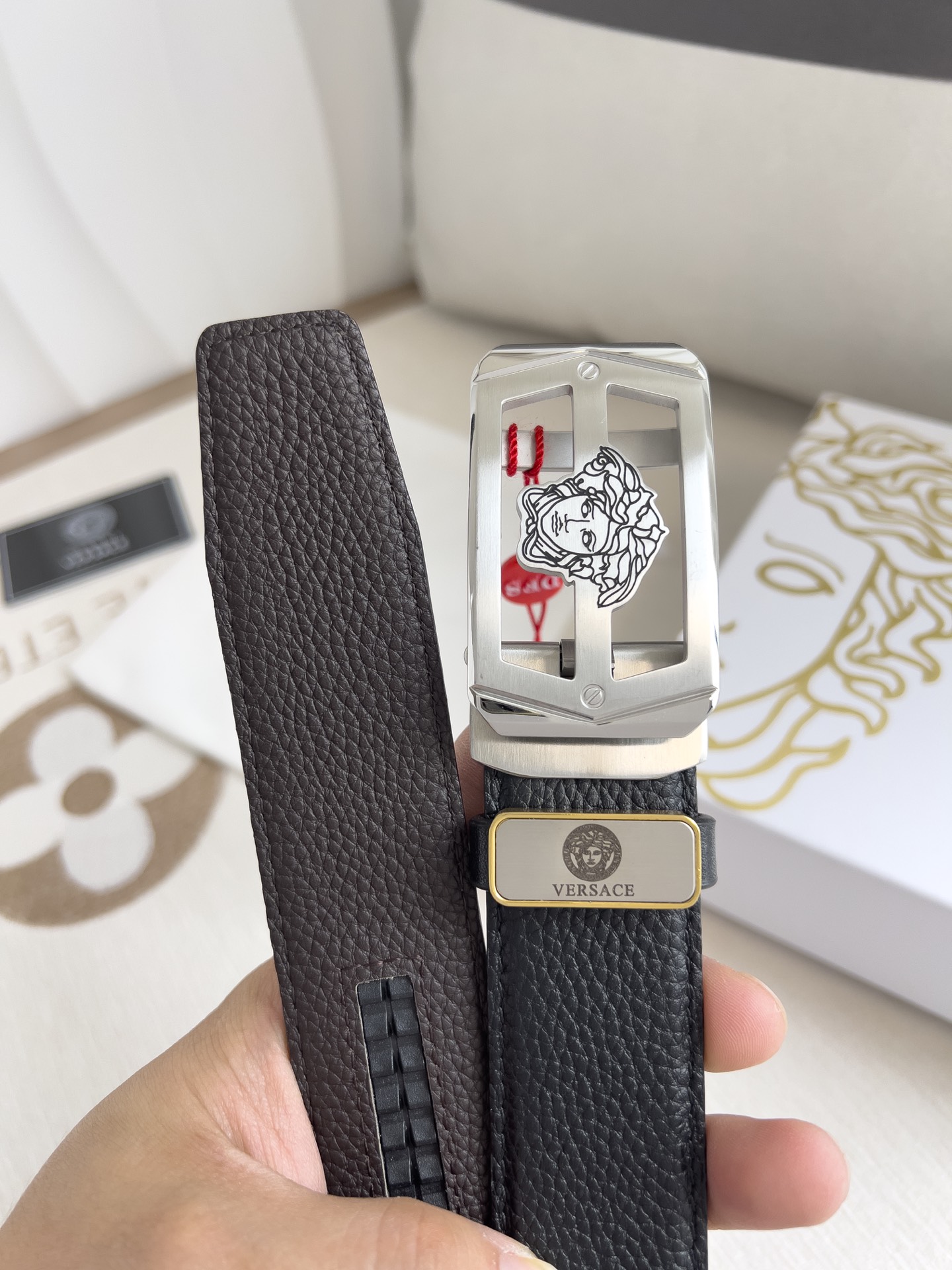 Versace Leather Belts 1:1 Mirror Version