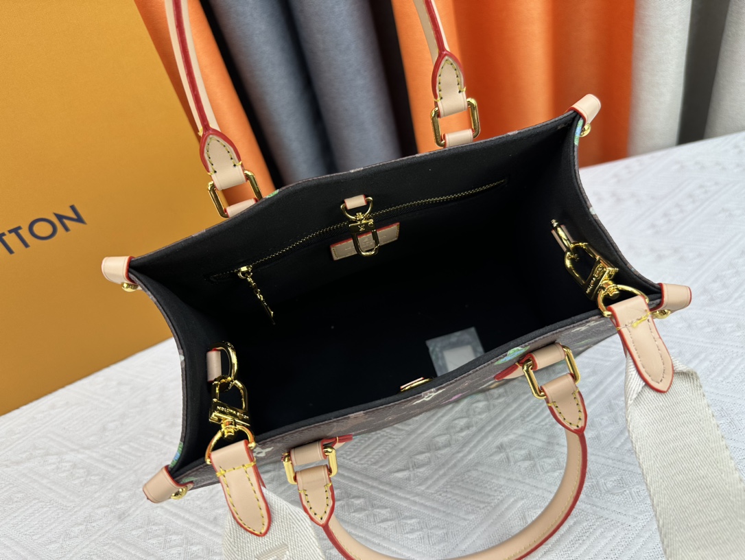 Louis Vuitton On The Go Tote M46833 Shoulder Bag Handbag