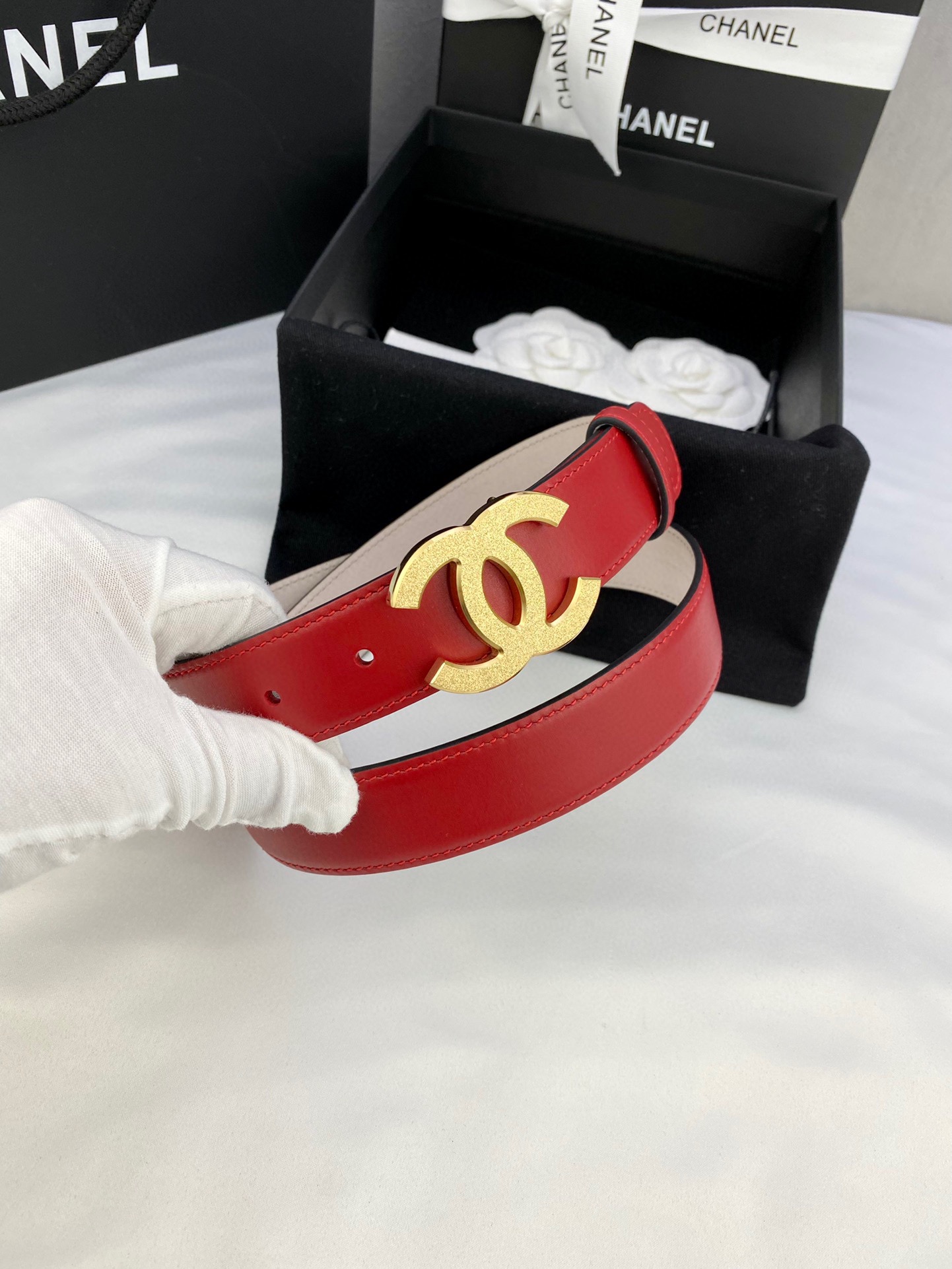 Chanel Leather Belts 1:1 Mirror Version