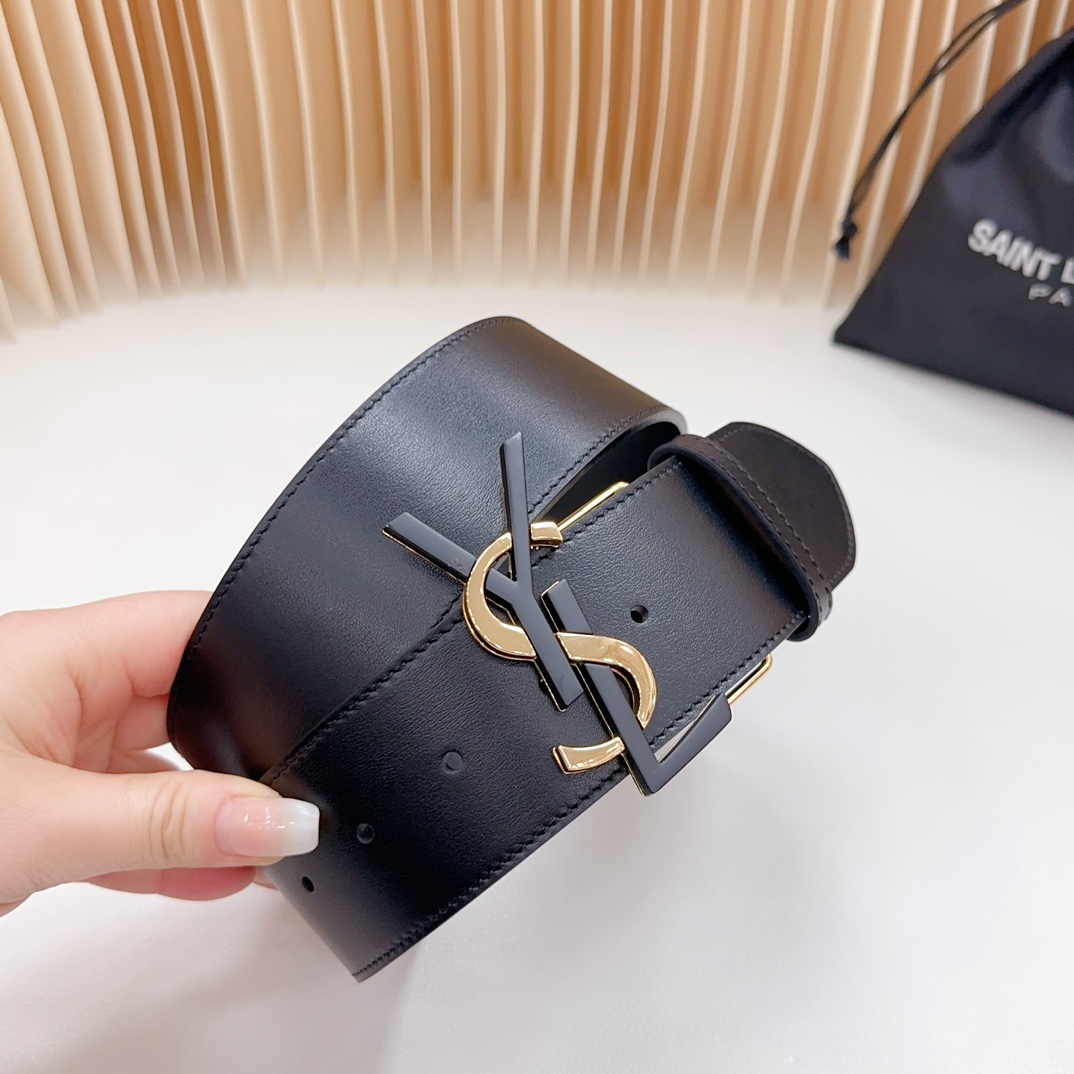 YSL Saint Laurent Leather Belts 1:1 Mirror Version