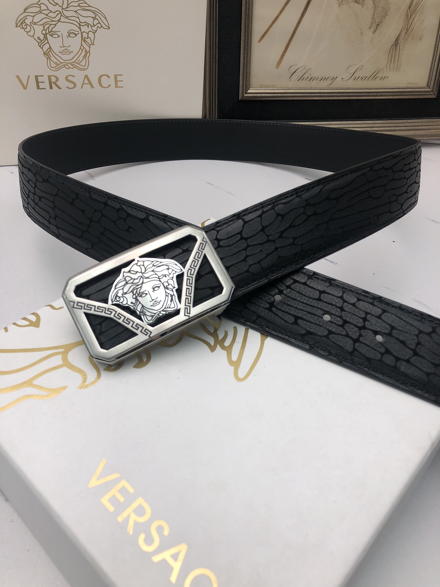 Versace Leather Belts 1:1 Mirror Version