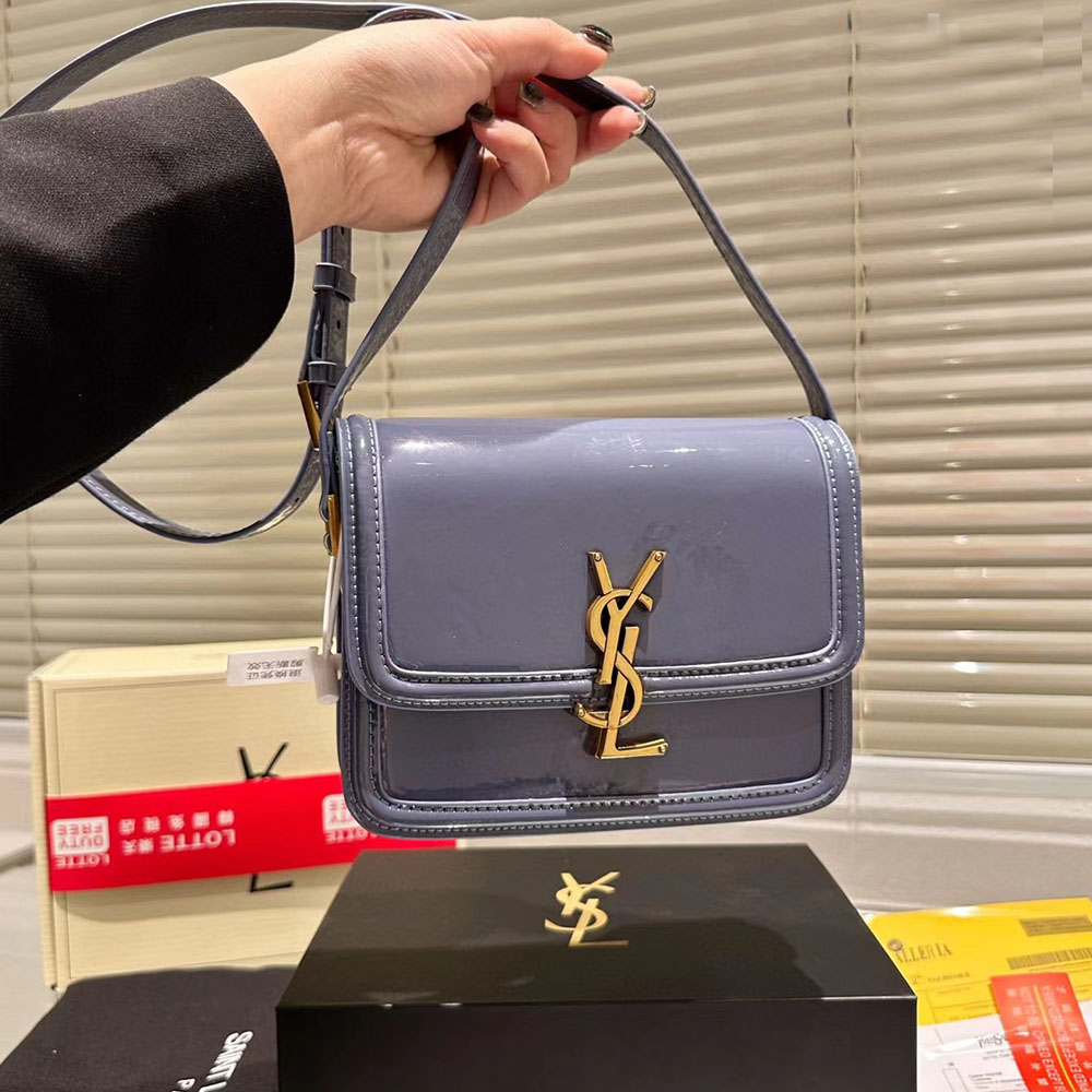 Saint Laurent YSL SOFLERINO Box Glossy Shoulder Bag (Replica)