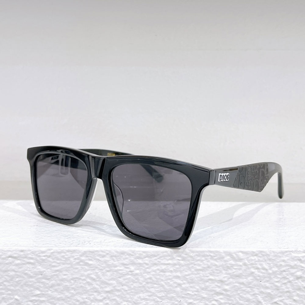 Dior Logo Leg Plate Frame sunglasses Top quality (Replica）