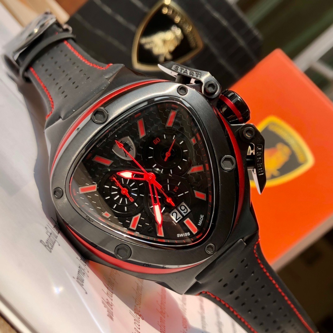Tonino Lamborghini New Spyder Chronograph Red / Black