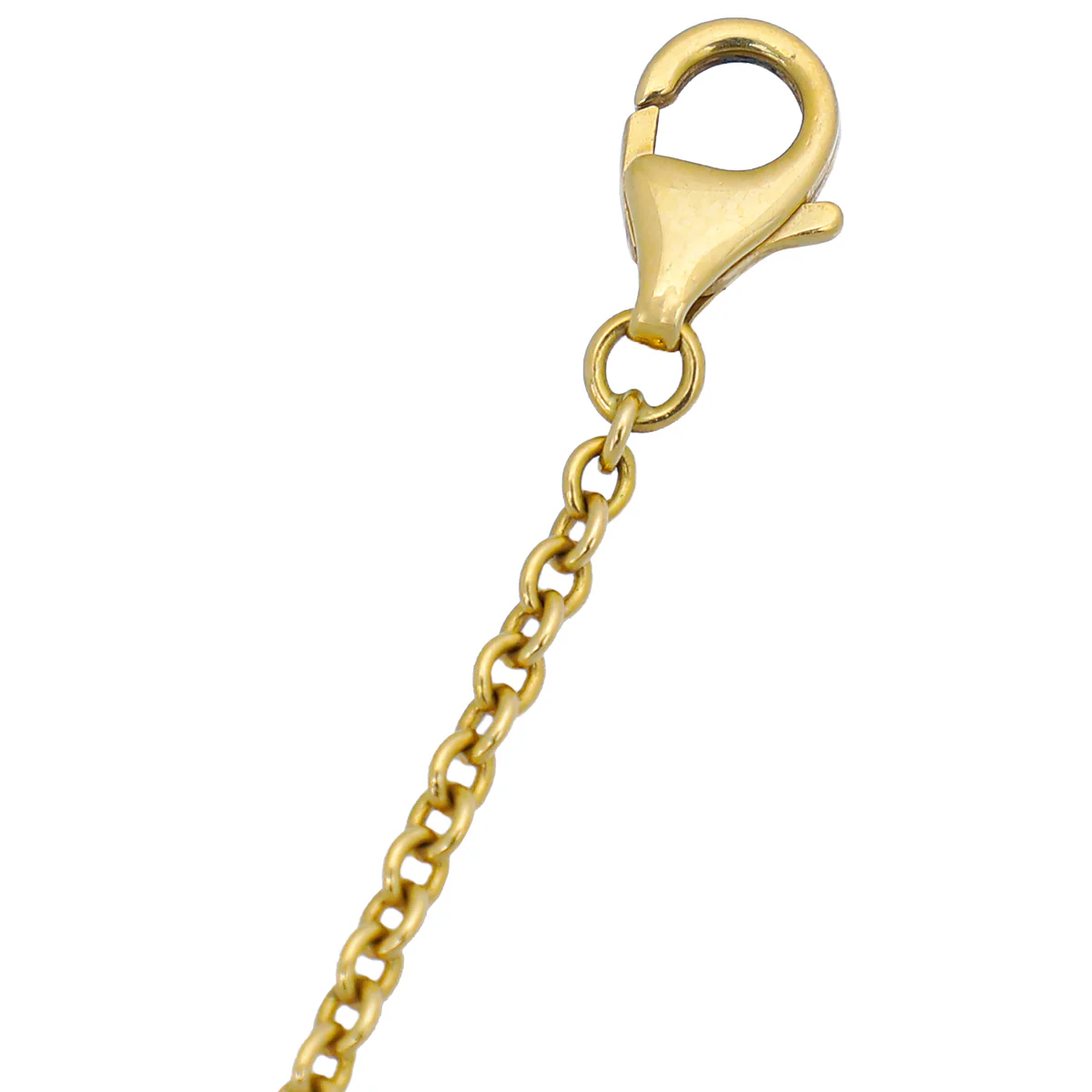 Cartier 18K Yellow Gold Love Hoops Necklace