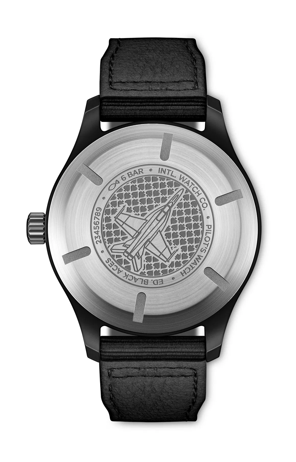 Schaffhausen Pilots watch automatic 41 black aces iw326905