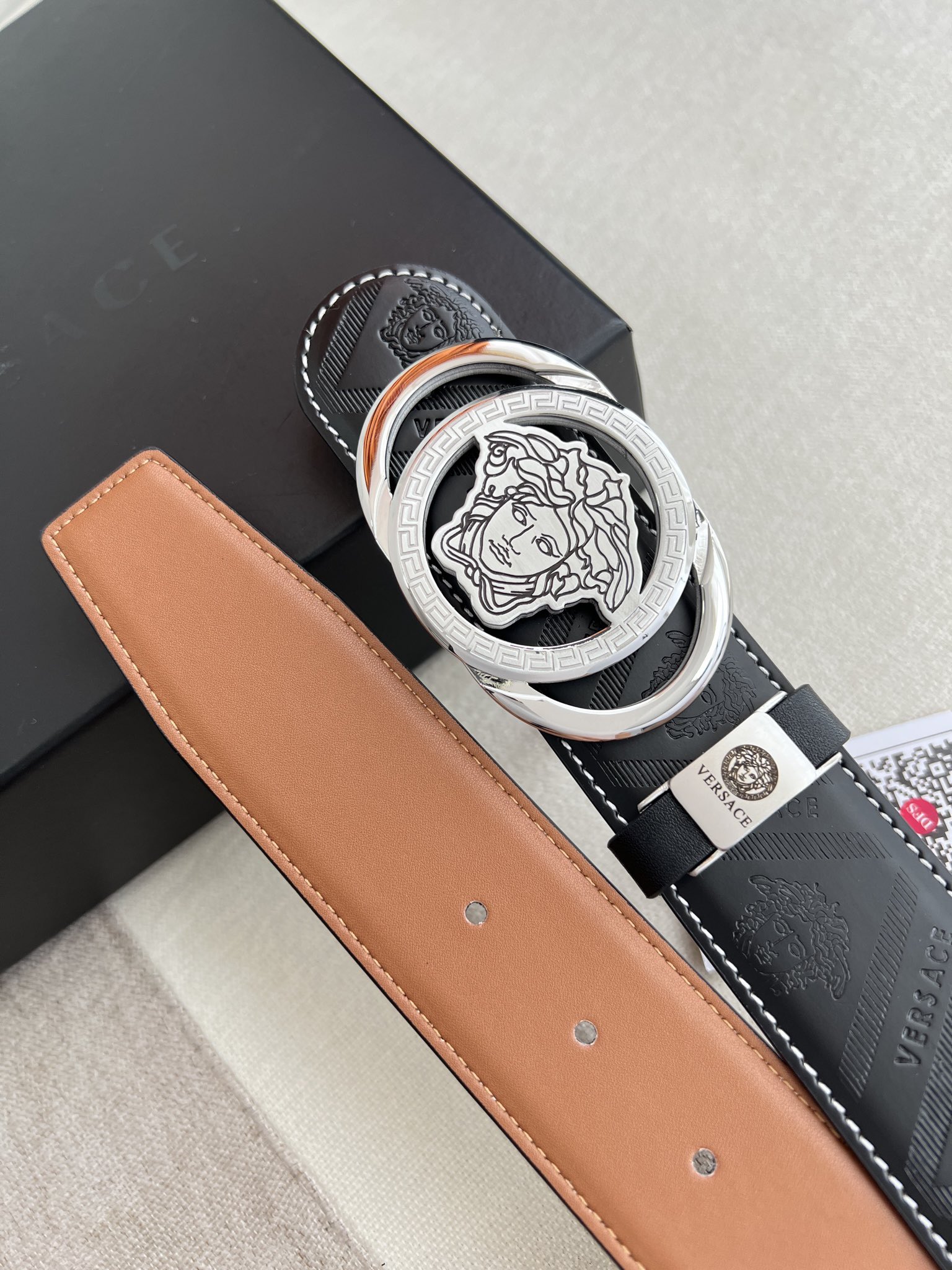 Versace Leather Belts 1:1 Mirror Version