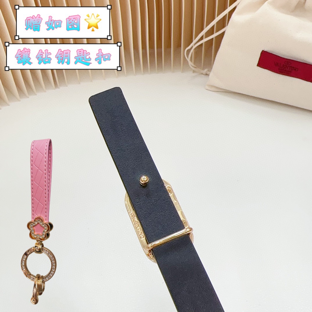 Valentino Leather Belts 1:1 Mirror Version