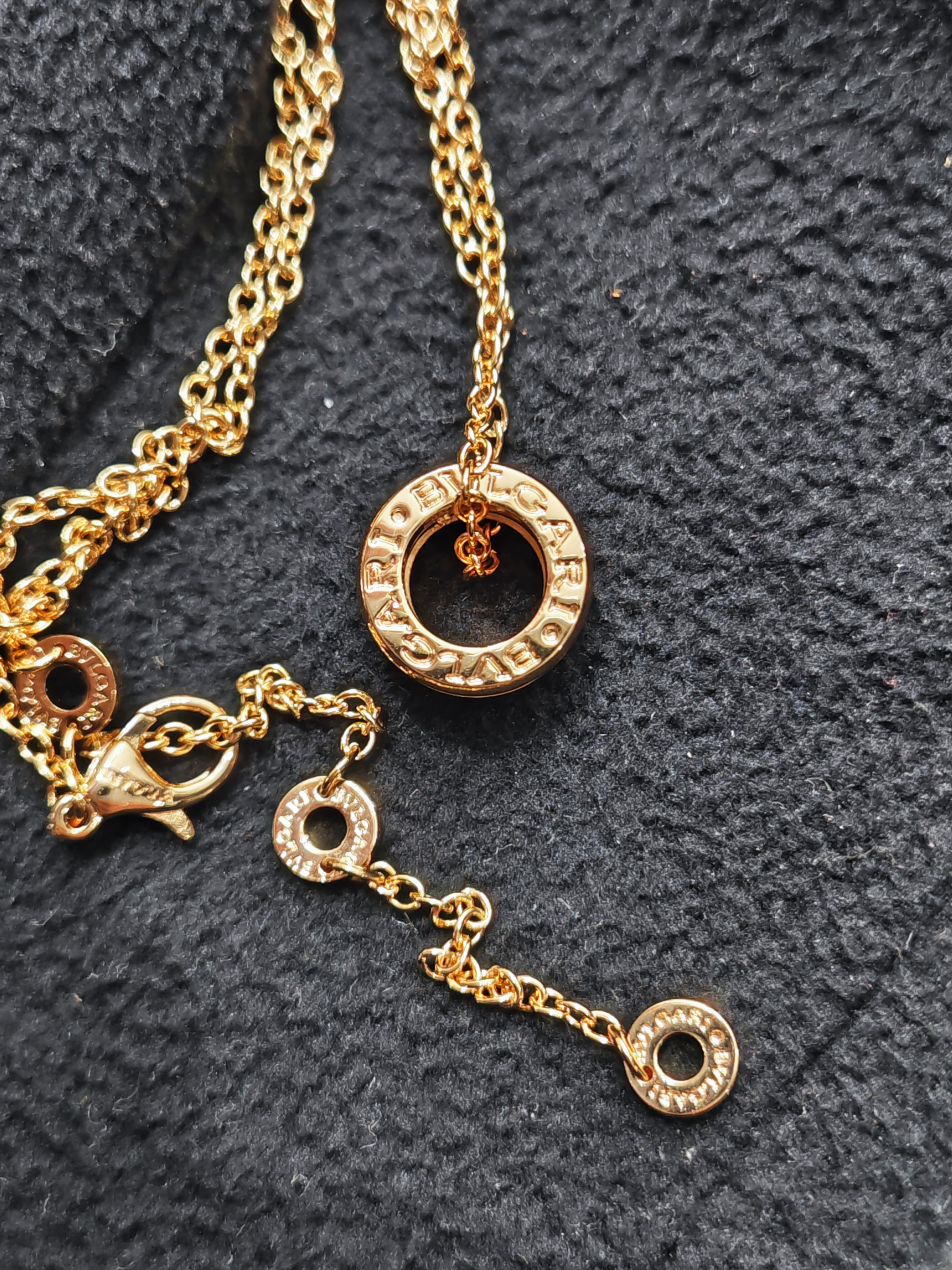 Bvlgari B.ZERO1 NECKLACE, Rose Gold & Gold