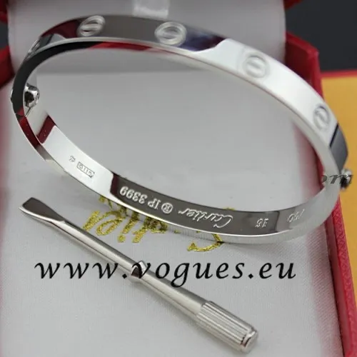 Cartier Couple Bracelet White Gold B6041000 (New Version – Prevent Screws Fall Out)