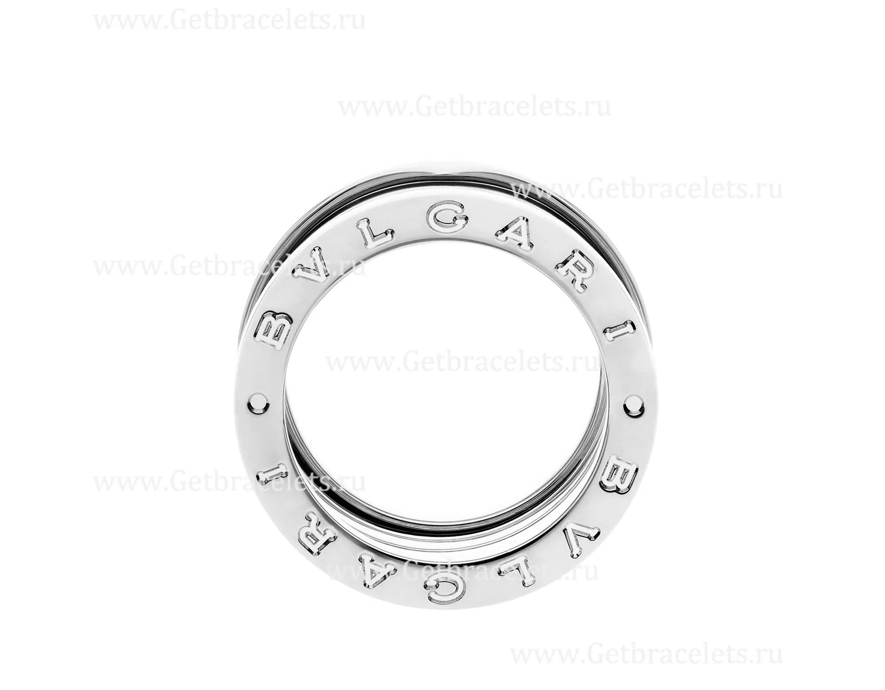 2020 New B.zero1 XXth Anniversary 5-Band Ring in 18kt White Gold